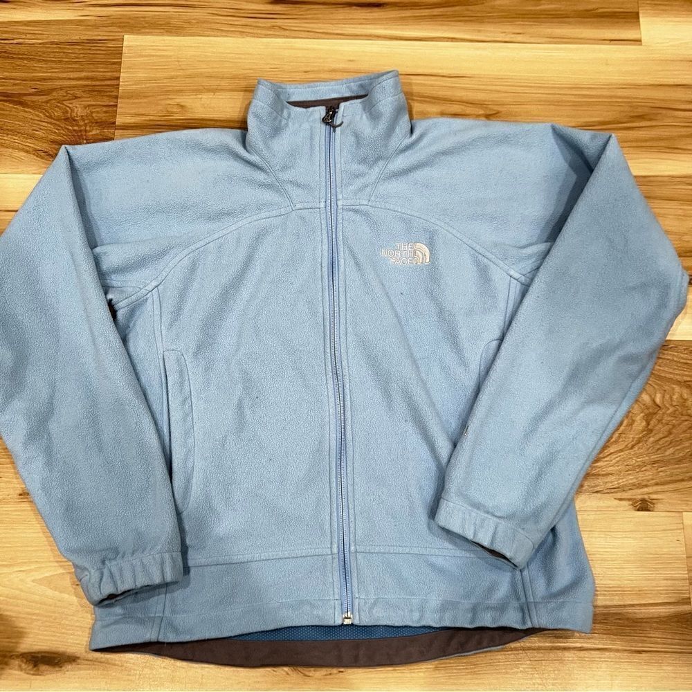 The North Face Blue Fleece Zip Up Jacket Women’s XS